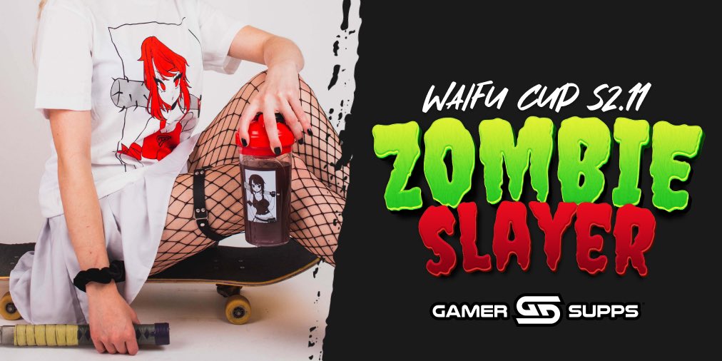 GamerSupps's tweet photo. Feel like you’re walking around dead all the time?

Slay the day instead with this New Waifu Cup!🧟‍♀️

https://t.co/sbHzSo7CVw https://t.co/sQtp0lh32B