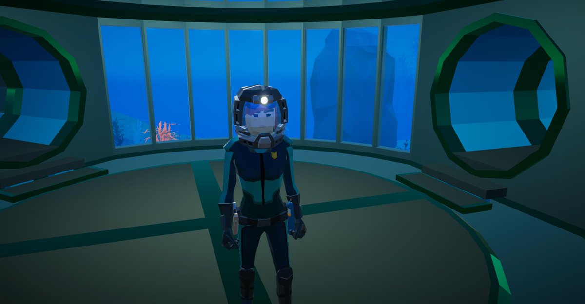 That_Haifisch's tweet photo. Can't decide for the pulse weapon. On the side or at the back?

#indiedev #underwater #thelifeaquatic #madewithunity  #gamedev #synty #lowpolygame #itchio https://t.co/QzFq1Z5Lb5