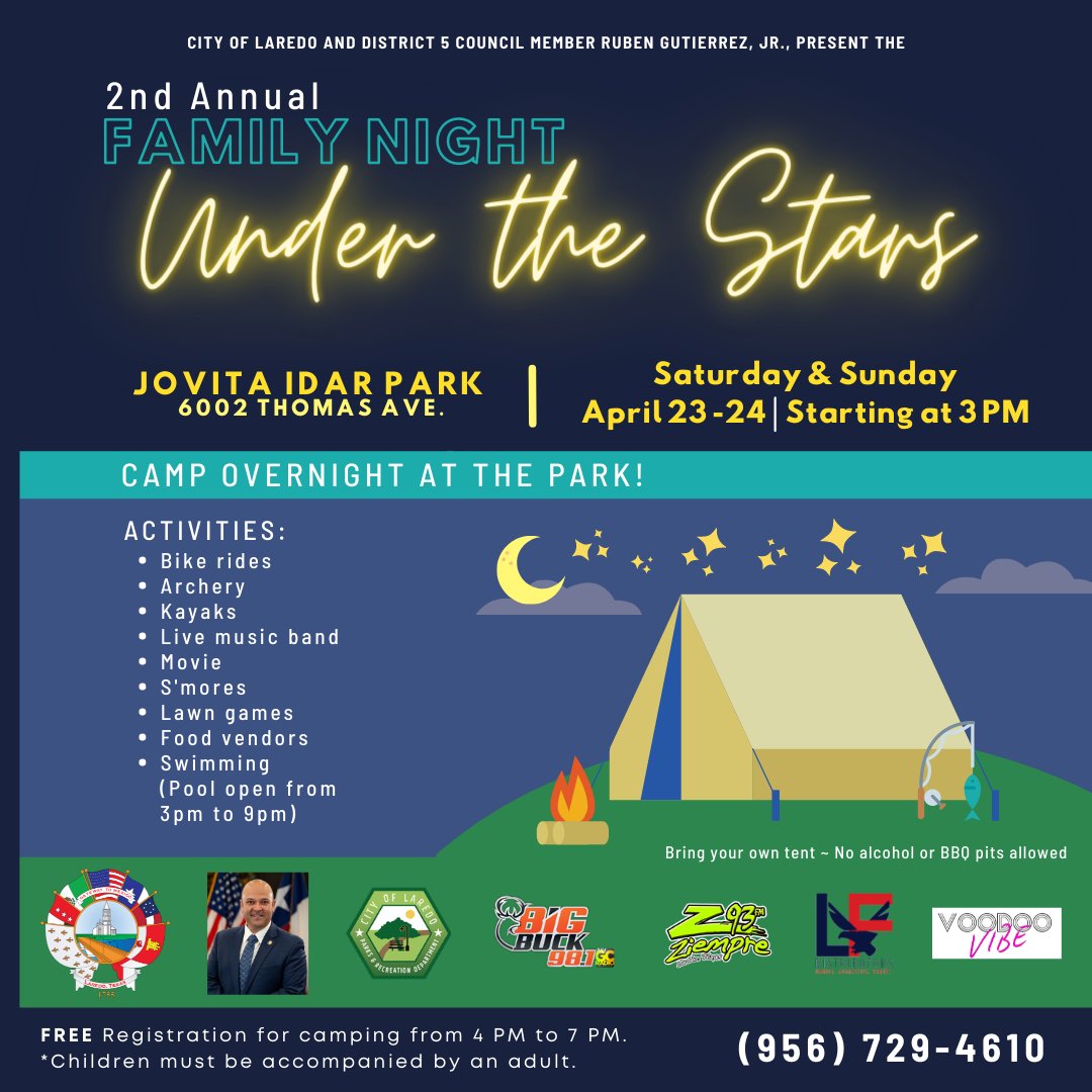 City of Laredo on Twitter "⛺️ The City of Laredo and Council Member