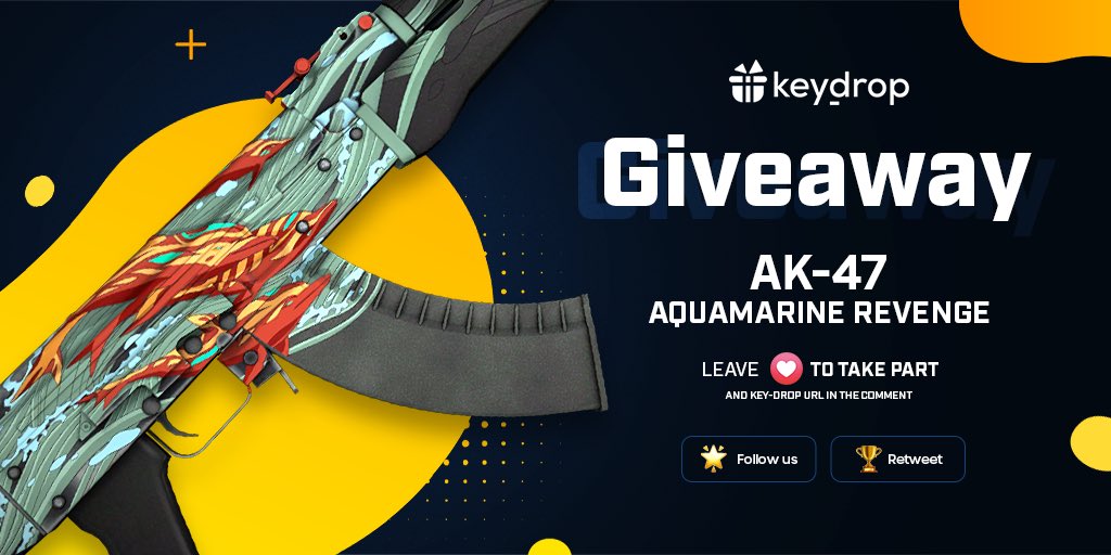 Giveaway on AK-47 | Aquamarine Revenge 🎁

👊 Like and leave a link to your Key-Drop profile! 
🌟 Follow us!
🏆 Retweet!
 
⏰ Wait 24 hours!

#freeskins #csgoskinsgiveaway #csgoskinsfree #giveaway #airdrop #csgocase #csgoesport #skins #csgoskins #keydrop #keydropcom #csgo