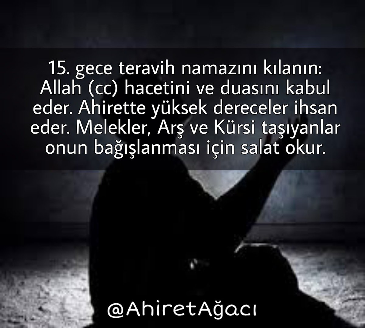 • Hayırlı Ramazanlar 🤲😇
• #Ramazan| <a href="/ahiretagaci/">Ahiret Ağacı</a> 🌳
• Daha fazlası için ;👉 <a href="/ahiretagaci/">Ahiret Ağacı</a>
• Kaynak : İsmail Hakkı - Mecalisü'l-va'z ve't-tezkir,sh:88-90)
#ayet #hadis #sünnet #allah #muhammed #salavat #kuran #kuranıkerim #namaz #oruç #zekat #şükür #hayırlıramazanlar #teravih