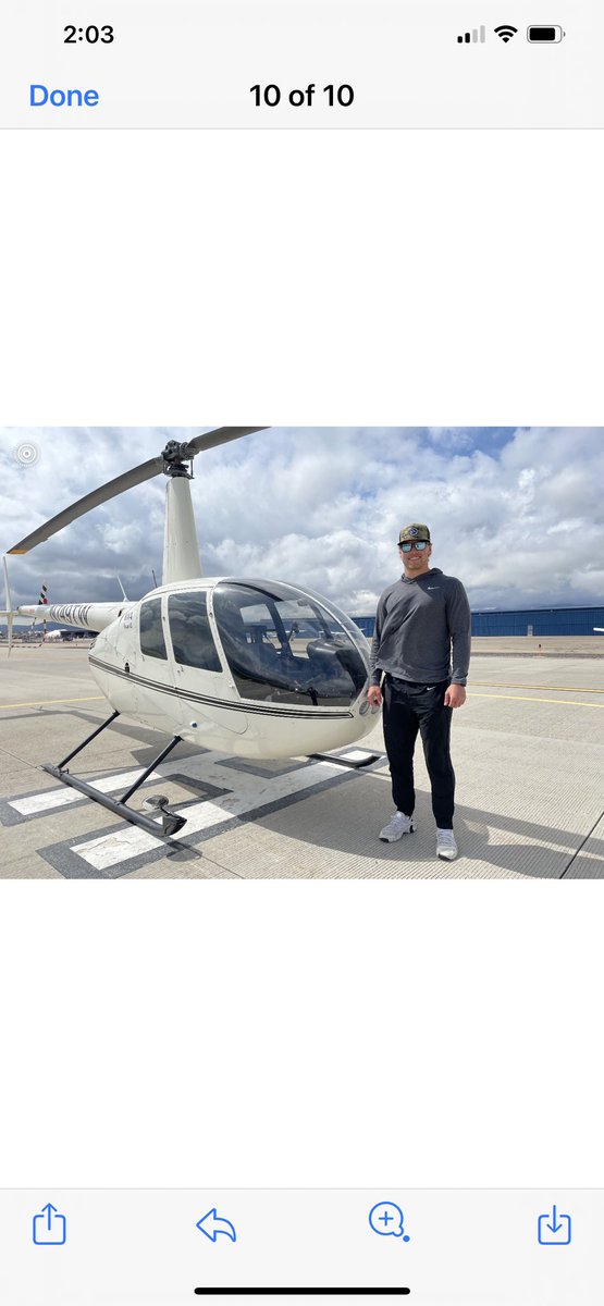 LarryHBraun3's tweet photo. #Derrektuszka  Congratulations on your commercial helicopter license https://t.co/8M4qqUvcH5