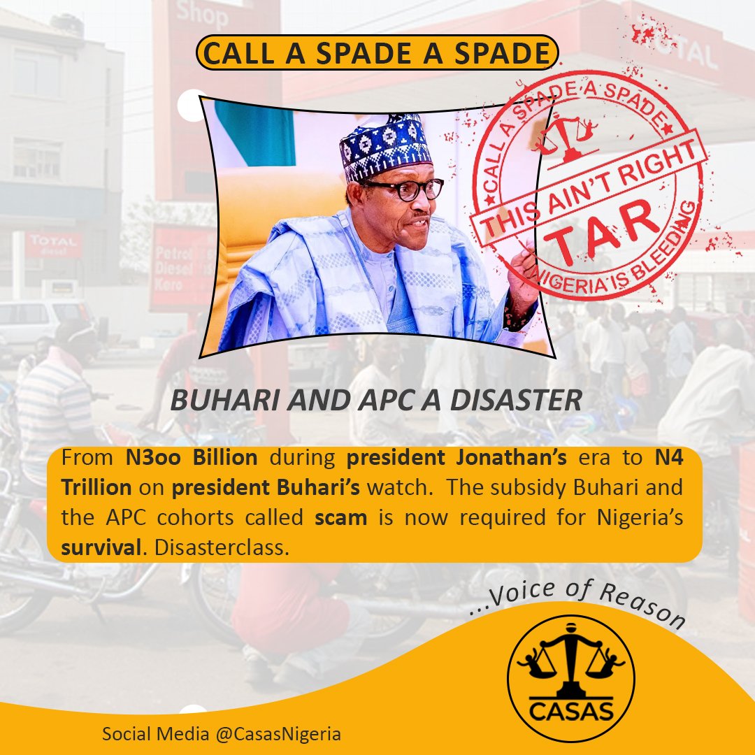 CASASaction's tweet photo. What a woow!! @muhammadubuhari and @apcnigeria.info are ready to milk #Nigeria dry and bring it to its knees. 

Get your #PVC ready!!!

#thisaintright #callaspadeaspade  #apcmustgo https://t.co/dcj7RAH9fr