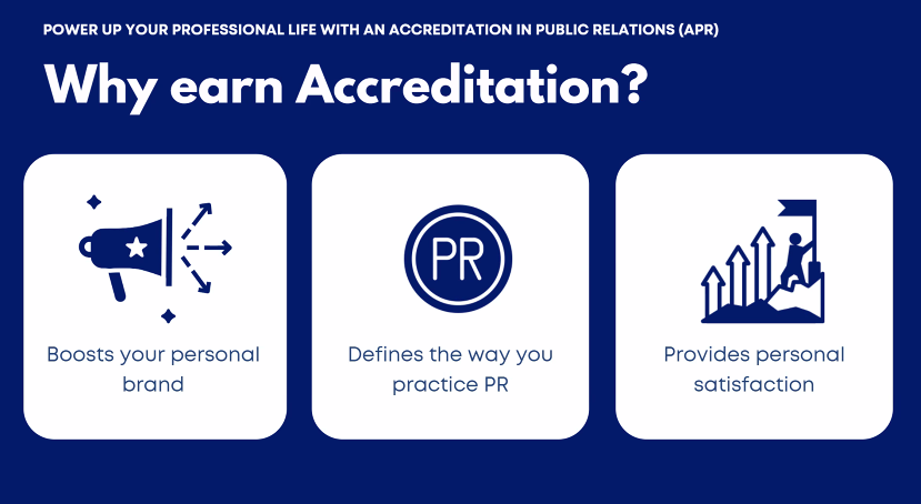 <a href="/UCSanDiego/">UC San Diego</a> What are the benefits of getting accredited? Earning an #APR:
⭐Boosts your personal brand
⭐Defines the way you practice #PR
⭐Provides personal satisfaction
