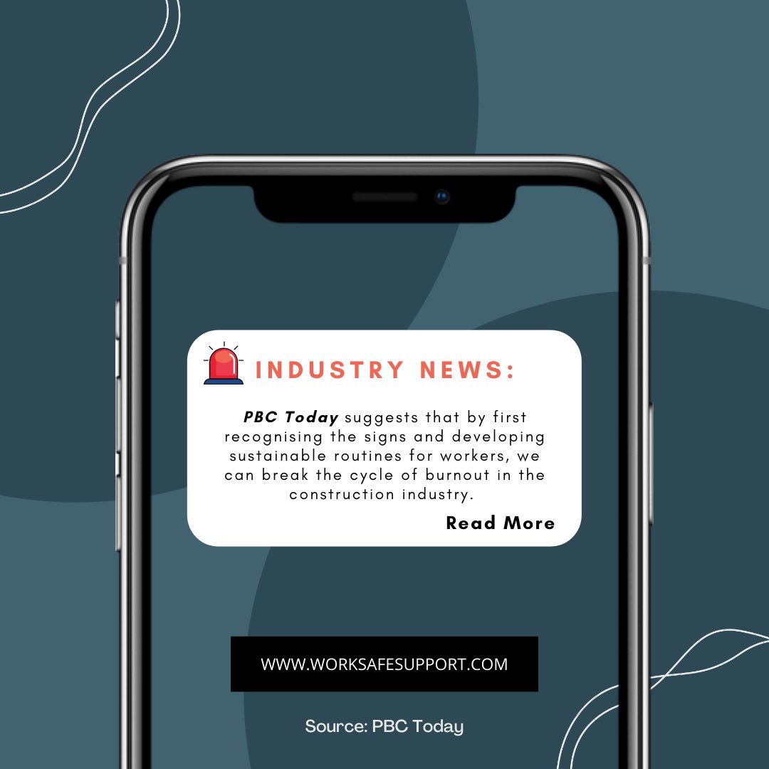 WorkSafeSupport's tweet image. Industry News 📰 👀 #worksafesupport #healthandsafety #industrynews