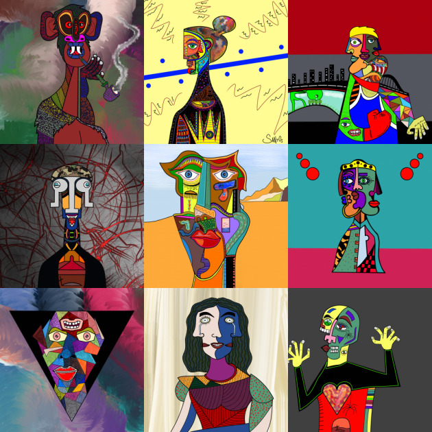 Sant0s_eth's tweet photo. @opensea The mixture of Cubism and surrealism consists of 46 works. The floor price is 0.080 eth.

https://t.co/y6j2PXnVC1 https://t.co/EjguJDTG89