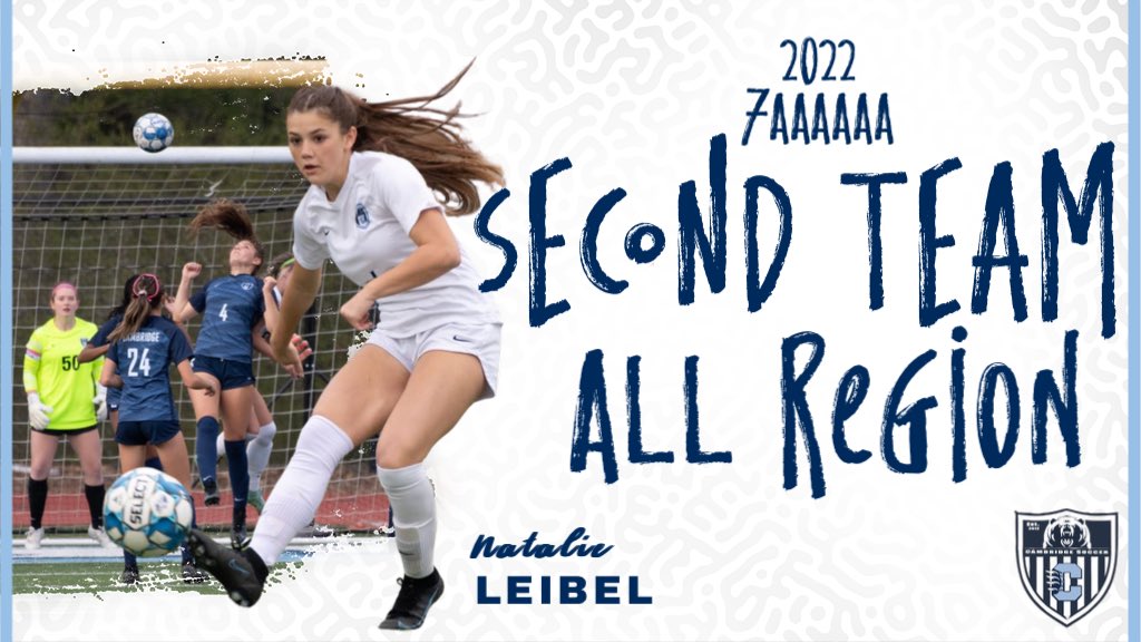 Cambridge Girls Soccer (@chssoccerg) on Twitter photo Sophomore Natalie Leibel can play any position on the soccer field with ease and toughness! Congratulations Natalie! <a href="/GA_HS_Soccer/">Georgia HS Soccer</a> <a href="/Cambridge_AD/">Cambridge Athletics</a> <a href="/AgansPrincipal/">PrincipalAgans</a> <a href="/CoachMasinko/">Cambridge Girls Lax</a> <a href="/natalieleibel8/">Natalie Leibel</a> Sophomore Natalie Leibel can play any position on the soccer field with ease and toughness! Congratulations Natalie! <a href="/GA_HS_Soccer/">Georgia HS Soccer</a> <a href="/Cambridge_AD/">Cambridge Athletics</a> <a href="/AgansPrincipal/">PrincipalAgans</a> <a href="/CoachMasinko/">Cambridge Girls Lax</a> <a href="/natalieleibel8/">Natalie Leibel</a>