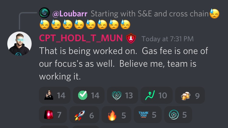 SafemoonWarrior's tweet photo. #SAFEMOON is working on fixing gas fee. https://t.co/uZoO7Q1lxg