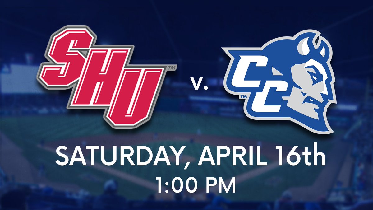 TOMORROW come out to the park for some College Baseball! <a href="/sacredheartuniv/">Sacred Heart University</a> vs. <a href="/ccsubaseball/">CCSU Baseball</a> at 1:00pm ⚾️

Tickets >  bit.ly/3iQXUBp