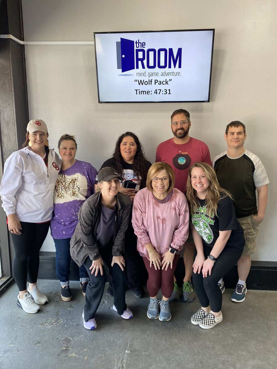 completeHSM's tweet photo. Team building and morale boosting with the best staff in the world! 💜 #wolfpack #goodtimes #family https://t.co/IMnBeGMBjJ