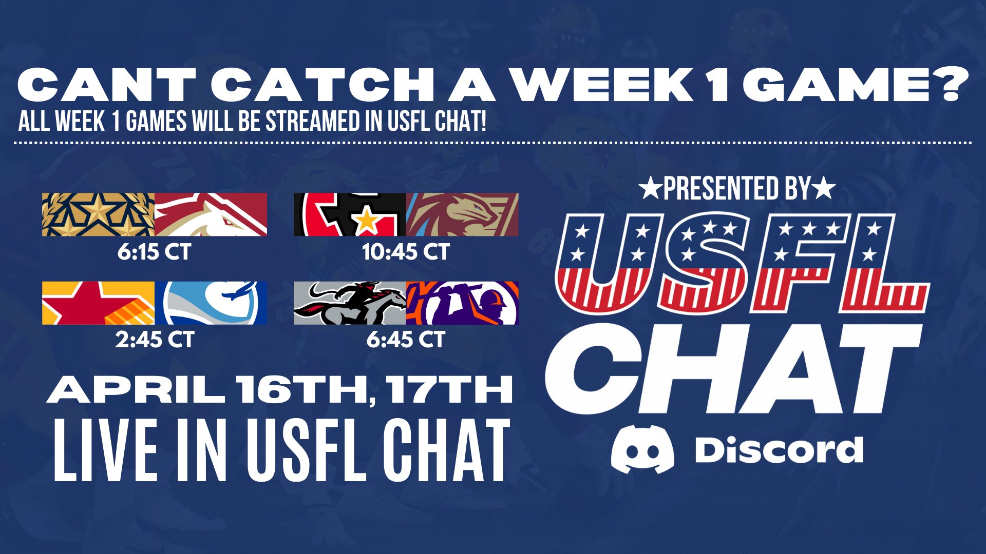 USFL Chat (USFLChat) / Twitter