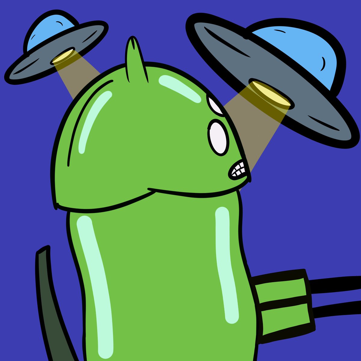 Hey <a href="/alienfrens/">alien frens</a> congrats on your v2! Here’s an alien dick mfer for you! #alienfrens #NFTCommunity