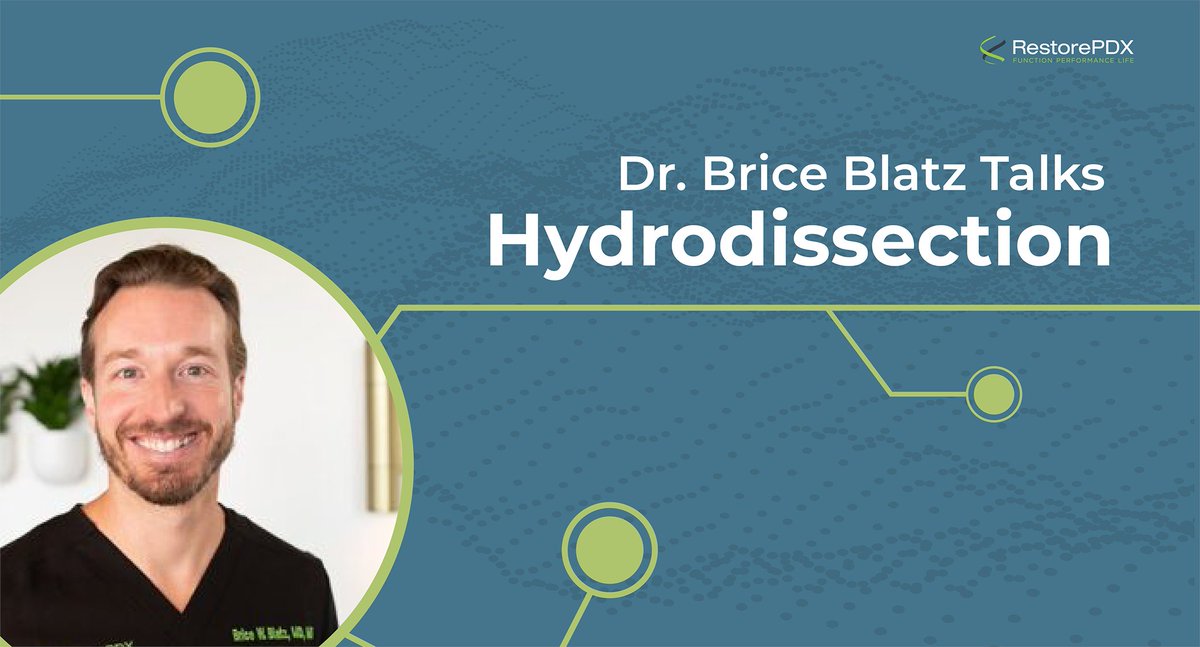 #Hydrodissection is often used as a treatment for trapped nerves as a saline solution is injected around the nerve to separate the tissue from the pinched nerve. Learn if hydrodissection could help alleviate your #pain here: restorepdx.com/.../dr-blatz-t…