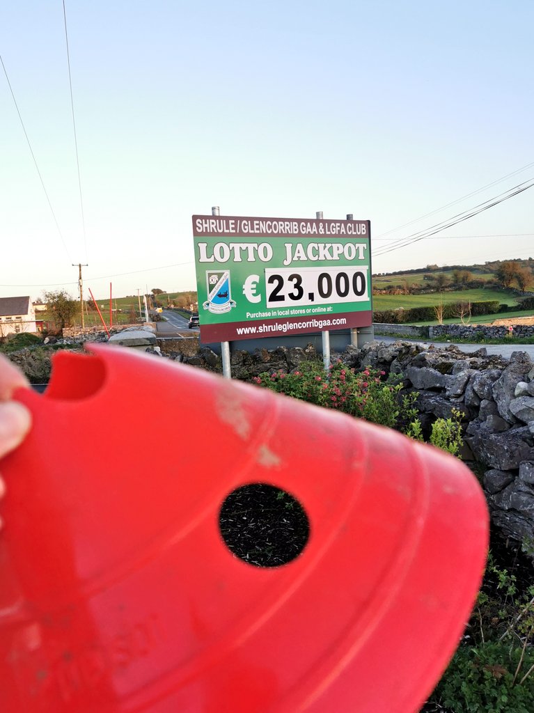 Found this red cone in Glencorrib this eve anyone know who owns it?