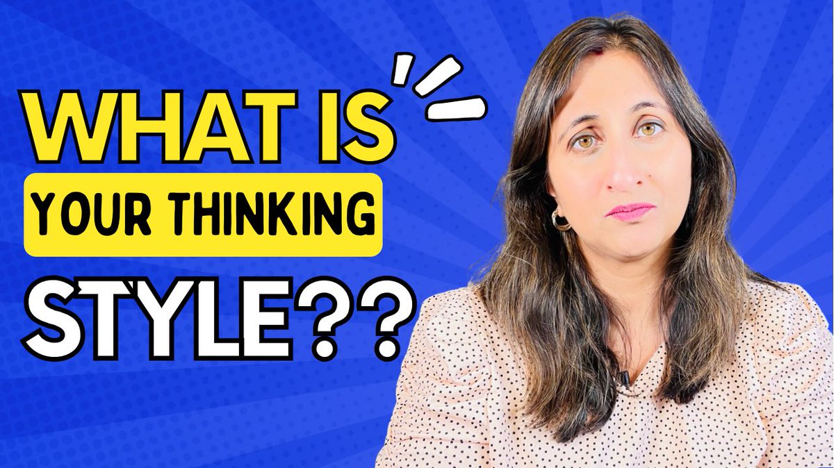 NEW VIDEO IS LIVE!!🥳

REMOVE #TOXIC EFFECTS OF YOUR THINKING STYLE AND BECOME MORE #positive IN YOUR LIFE
#YouTube #youtubechannel #personaldevelopment #Thoughtpolice 

BOOST PRODUCTIVITY BY ELIMINATING THESE 8 UNHELPFUL THINKING STYLES
youtu.be/8lOYI1_QC6E