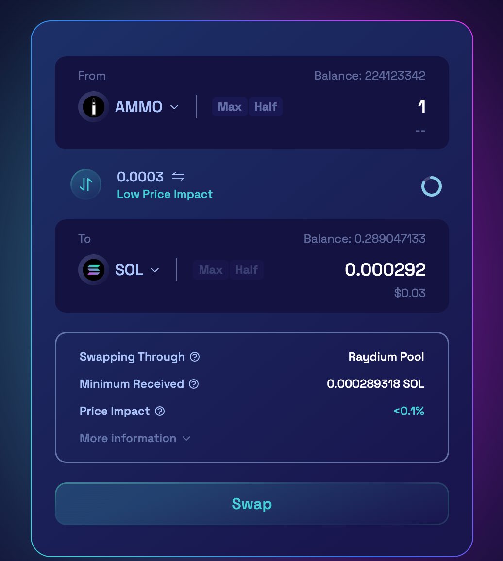 Wen LP for $AMMO? Now. 💥🔫