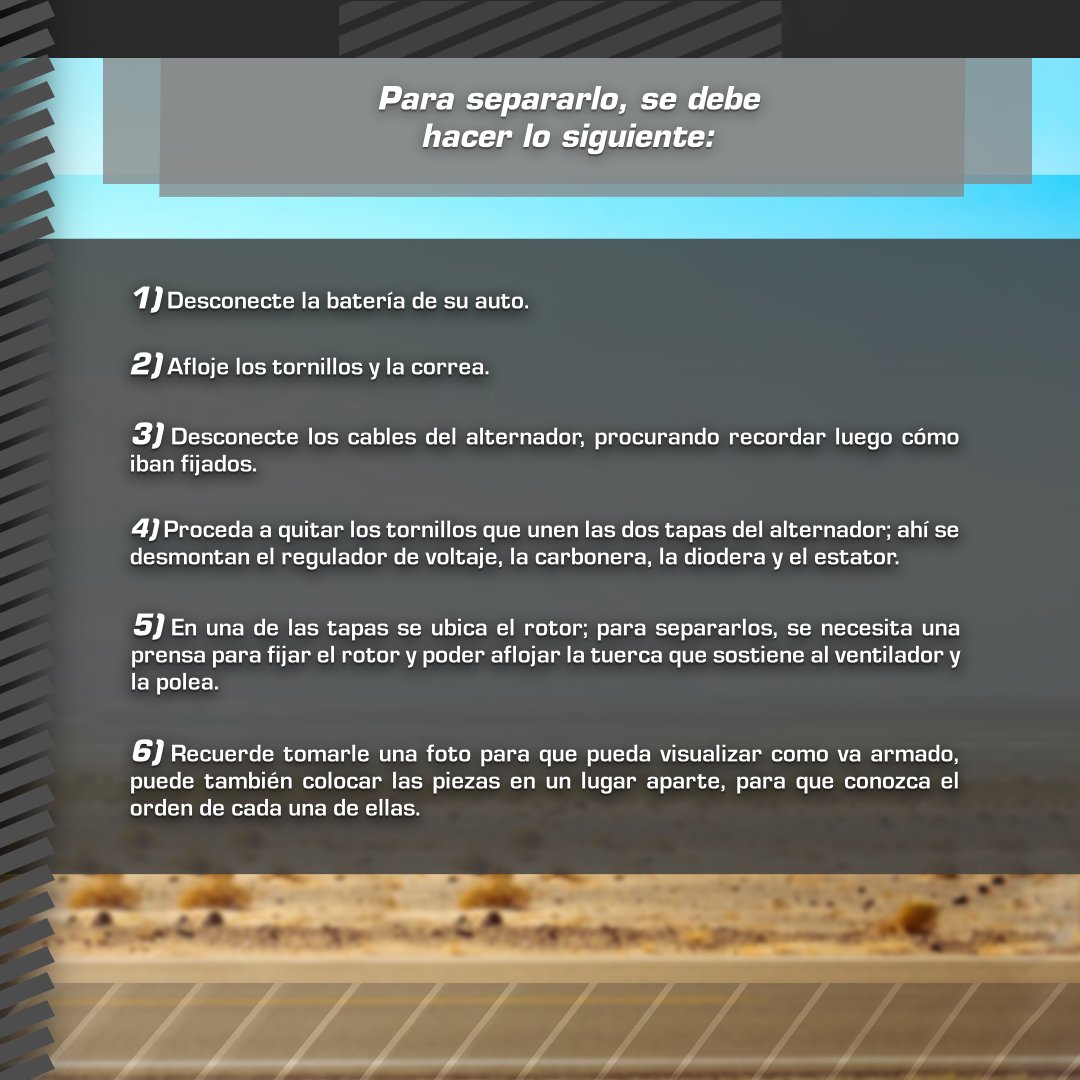 autozulia's tweet photo. En la #Revista #Autozulia #Internacional queremos ayudarte a #identificar cuándo está fallando el #alternador y cómo puedes hacer para desarmarlo y repararlo tu mismo. 🙌🔧

#automecanica #pasoapaso #desarmaralternador #repararalteenador https://t.co/p30GgPVvsq
