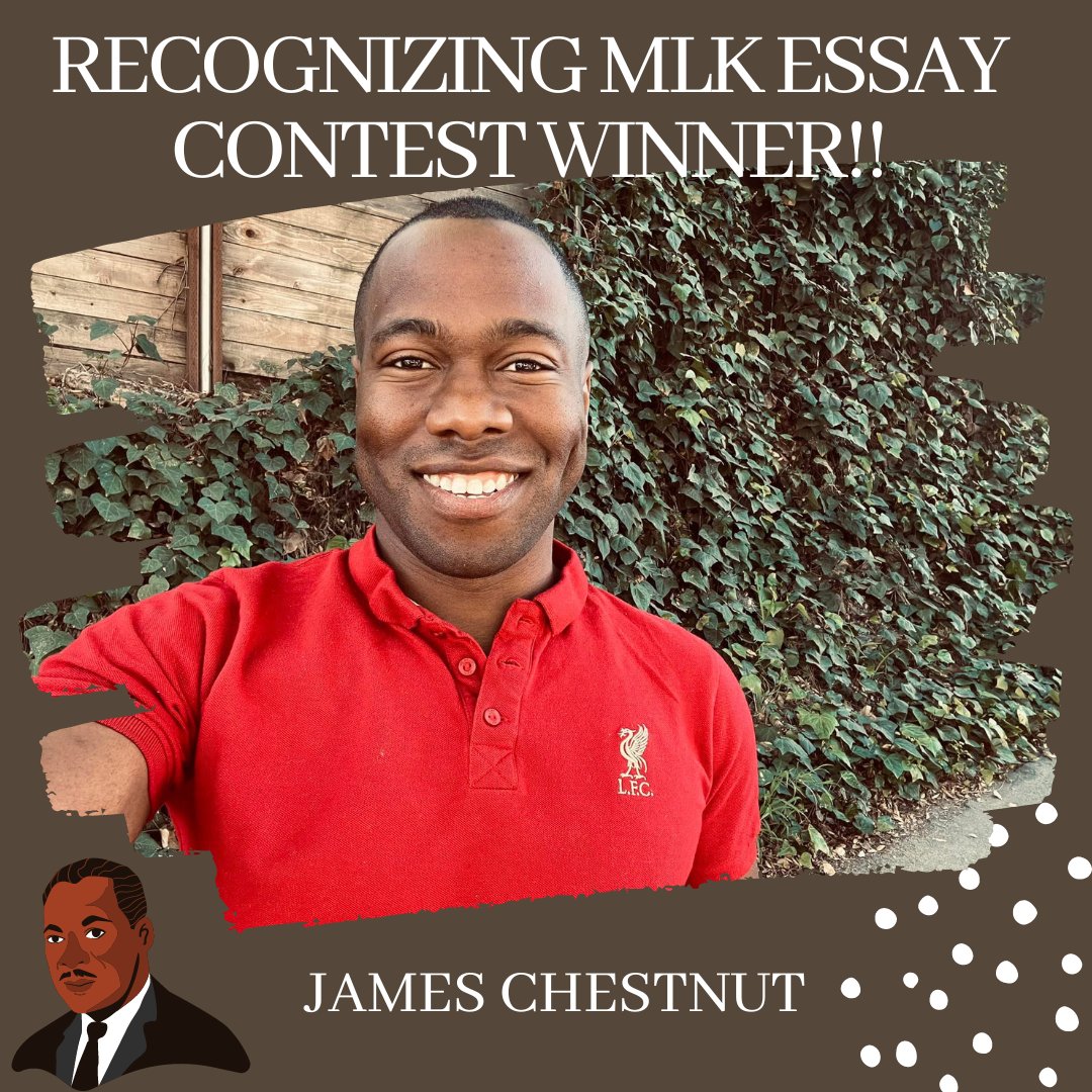 CalStateLAServe's tweet image. Please join us in recognizing contest winners James Chestnut, Natalia Maldonado, and Julio Recalde over the next three posts, for their insightful reflections on community service and the MLK movement!