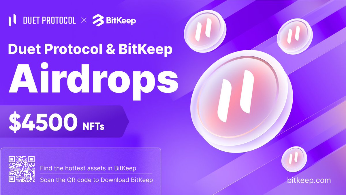 xstsetra's tweet image. Duet Protocol &amp;amp; BitKeep Airdrop wn.nr/E4rCRB 

#Airdrops
#Bitkeep  
#duetprotocol