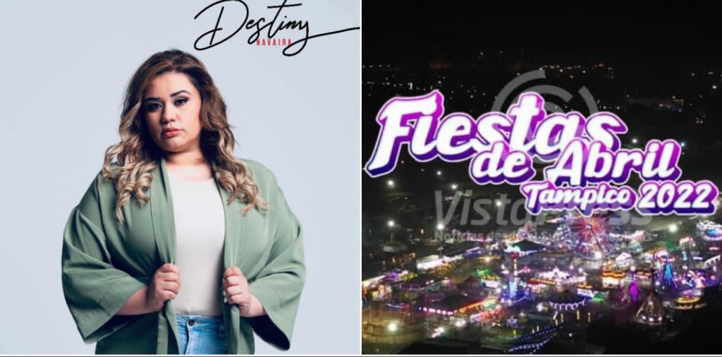 destinynavaira's tweet photo. 16 de Abril 
“Zona Cool” Fiestas de Abril Tampico 2022 
#destinynavaira #destinyyremedio #mujeresdelamusica #losnavaira #mexico #texas #newtejano #monterrey #grupera #unimusik #globalecase https://t.co/T7eyWDN5Vs