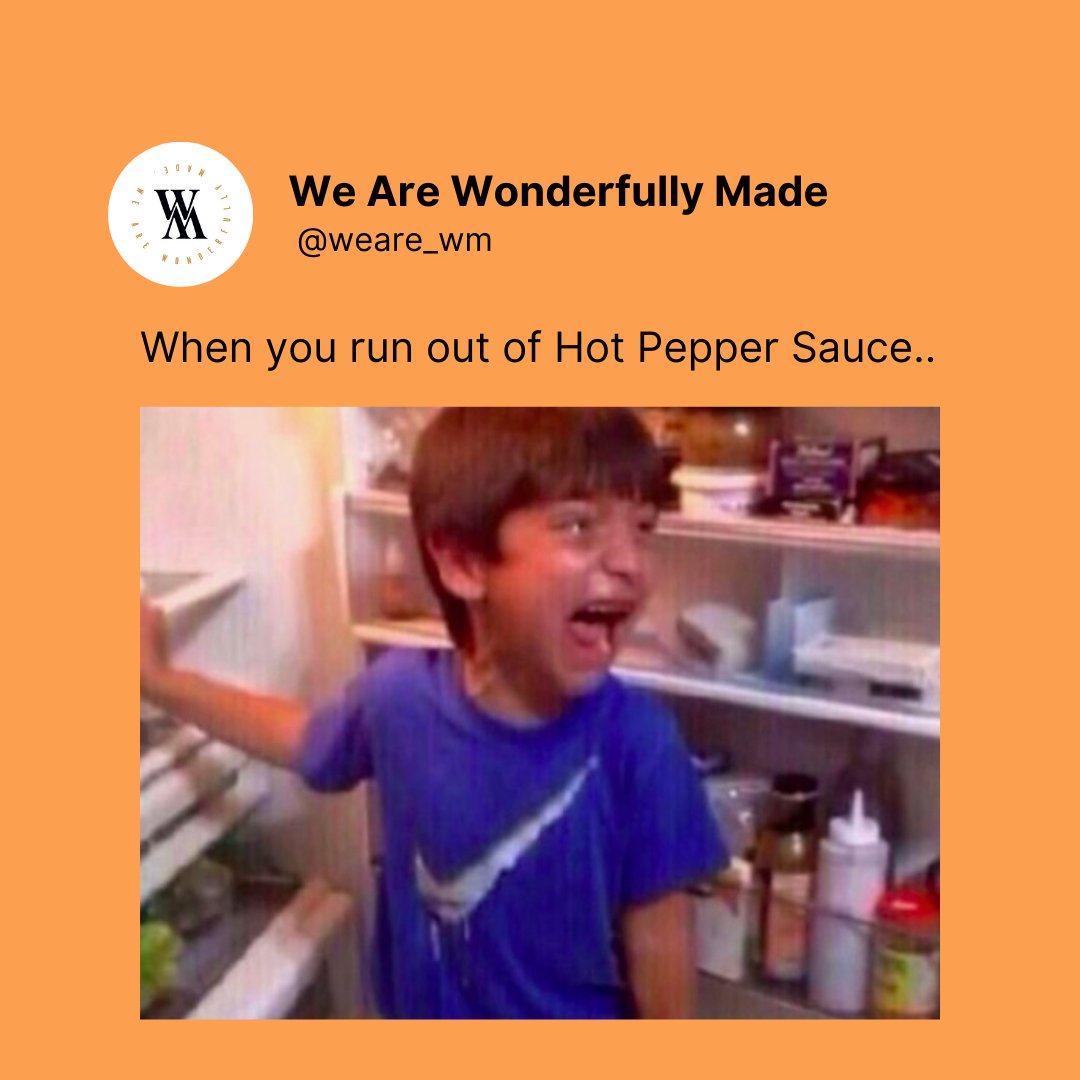 wawmsauce's tweet photo. We be ready to flip everything over 🤣

Click the link in our bio to purchase! 🌶️

#wawm #hotsauce #hotsauces #hotsaucelover #spicy #spicyfoodaddict https://t.co/vbpW7fnB5U