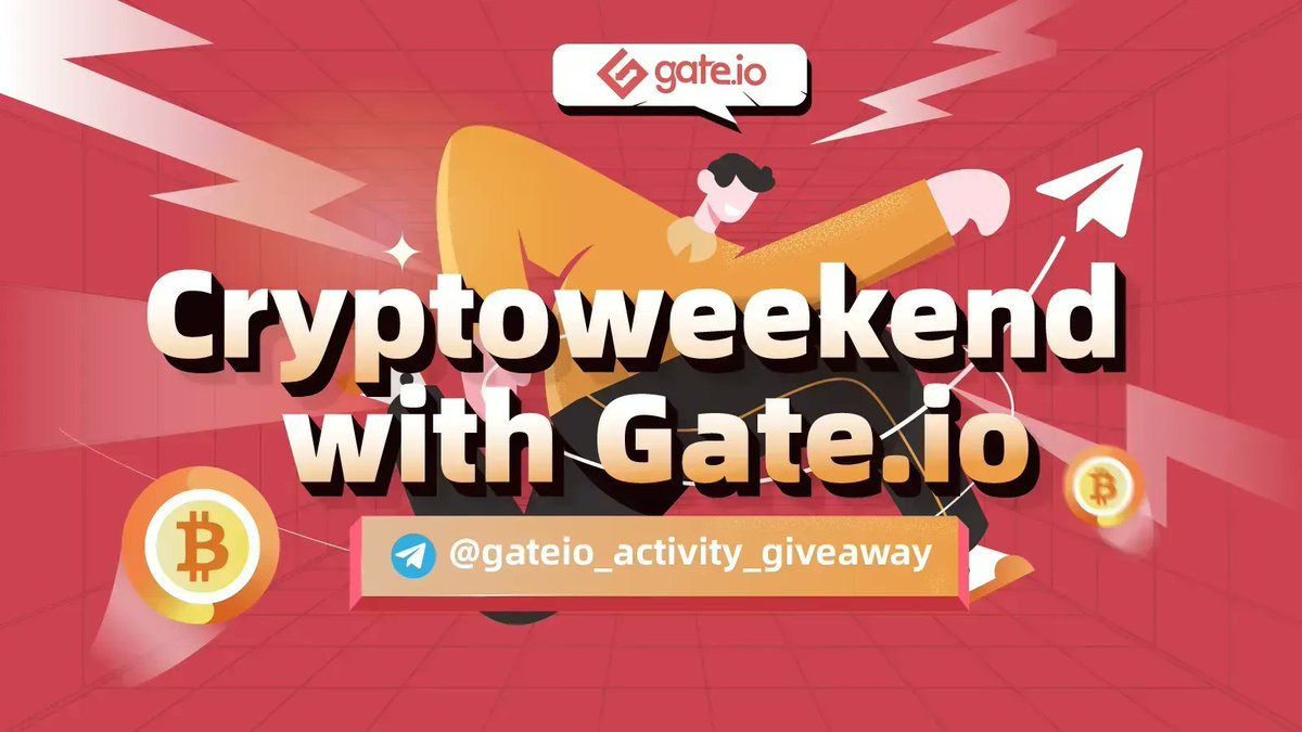 Gate's tweet photo. 😎 #Gateio Fun #Cryptoweekend (Apr.16-17)
---A Get-together for https://t.co/8kWqgEeplL Old and New Friends

🥳$1,000 #Giveaway is up for grab!🎁

✅Rules:
1️⃣RT &amp; Like;
2️⃣Submit Answer &amp; Complete Tasks: 
👉https://t.co/eON1xuiqj8
3️⃣Subscribe: 
👉https://t.co/XFvoE32Zxj https://t.co/2o3Aurc2bW
