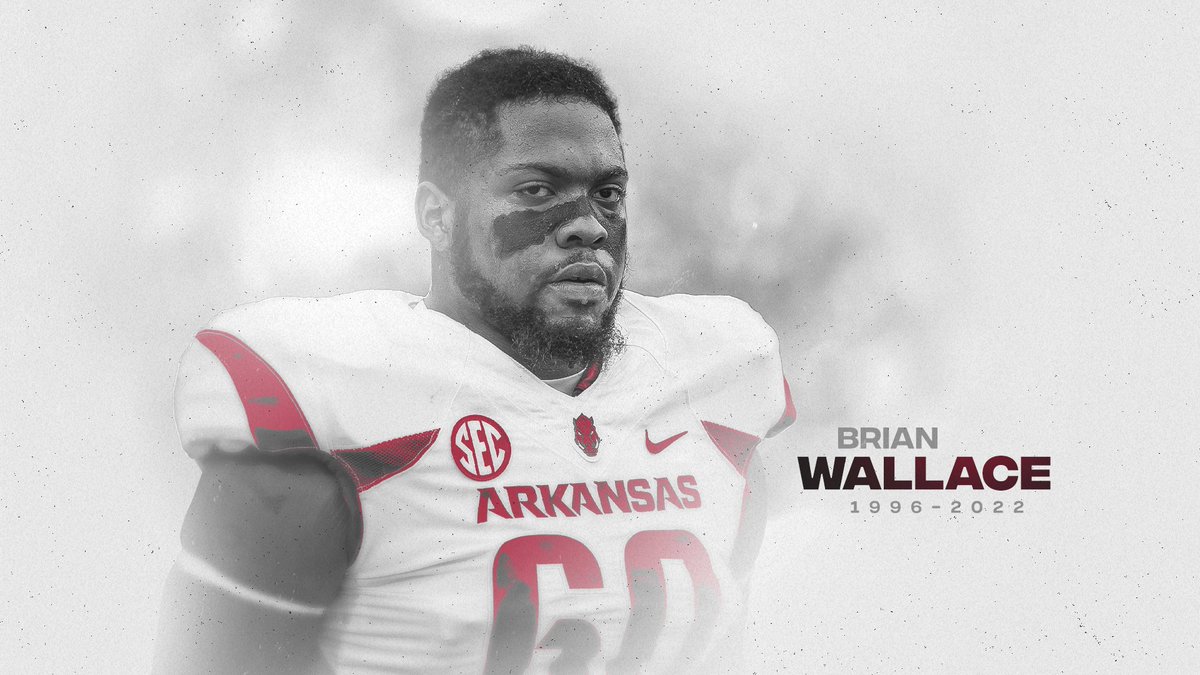 RazorbackFB's tweet image. Our hearts are broken. Brian will always be a Razorback.

Our thoughts and love are with Brian's family and friends.