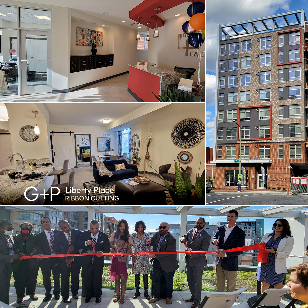 GPArchitects's tweet photo. G+P celebrated the opening of Liberty Place, a 71-unit, affordable apartment building in downtown Washington, D.C. The amenities include a walk-out terrace, clubhouse, fitness center, and a direct access to the church next door. #WeCreateTogether #AffordableHousing #Architecture https://t.co/qycT3JgJy8