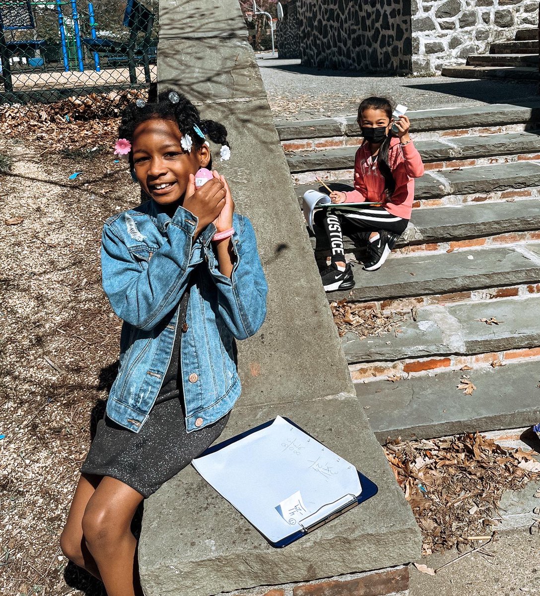 Three digit addition and subtraction EASTER EGG HUNT • A little windy, but tons of fun while it lasted! #HESWildcats #SpringActivities