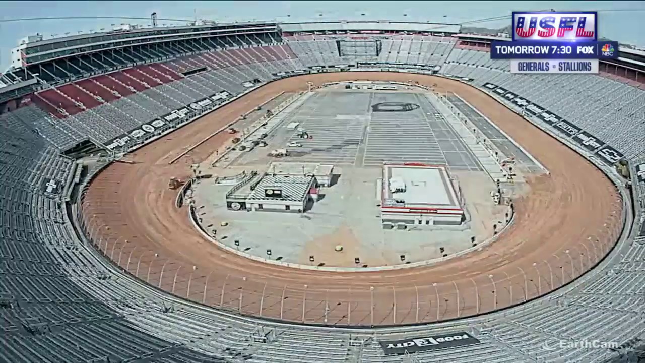 FOX NASCAR on Twitter "A time lapse of the Bristol Dirt Track being