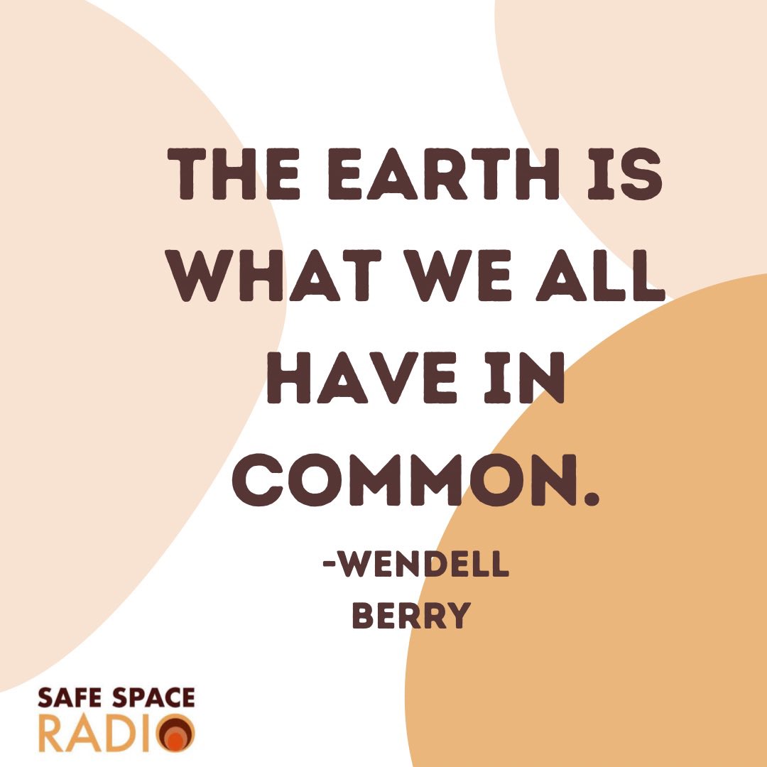 Looking forward to earth day next week, have you listened to our episode on climate courage? Find the episode and more resources here: safespaceradio.com/climate-courag… #climatechange #earthday