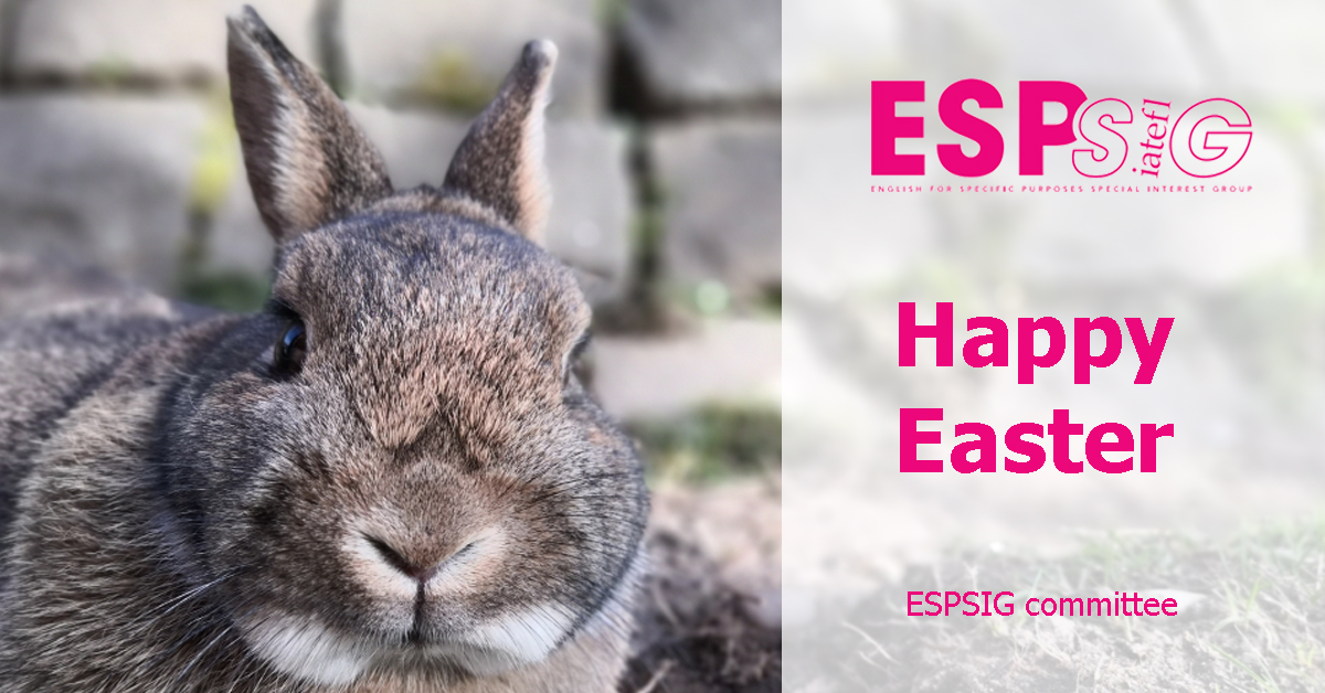 IATEFL_ESPSIG's tweet photo. The ESP SIG committee would like to wish all our members a very happy Easter! 🐣

#happyeaster https://t.co/PHRhG0kuZw