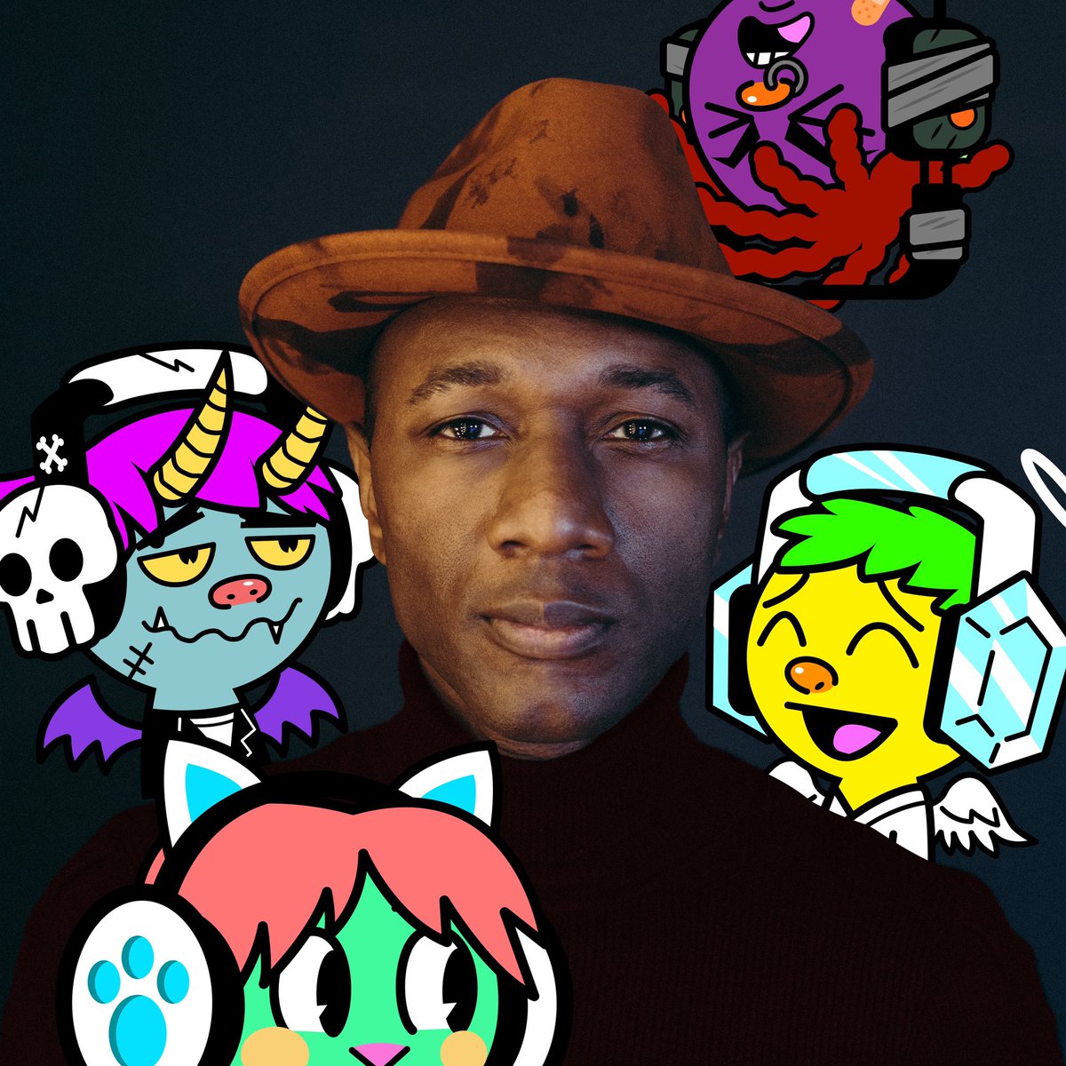 Surrounded by <a href="/BeatHeadzNFTs/">BeatHeadz 🎧</a> excited to launch with <a href="/cryptocomnft/">Crypto.com NFT</a> on April 21 discord.com/invite/beathea… #cro