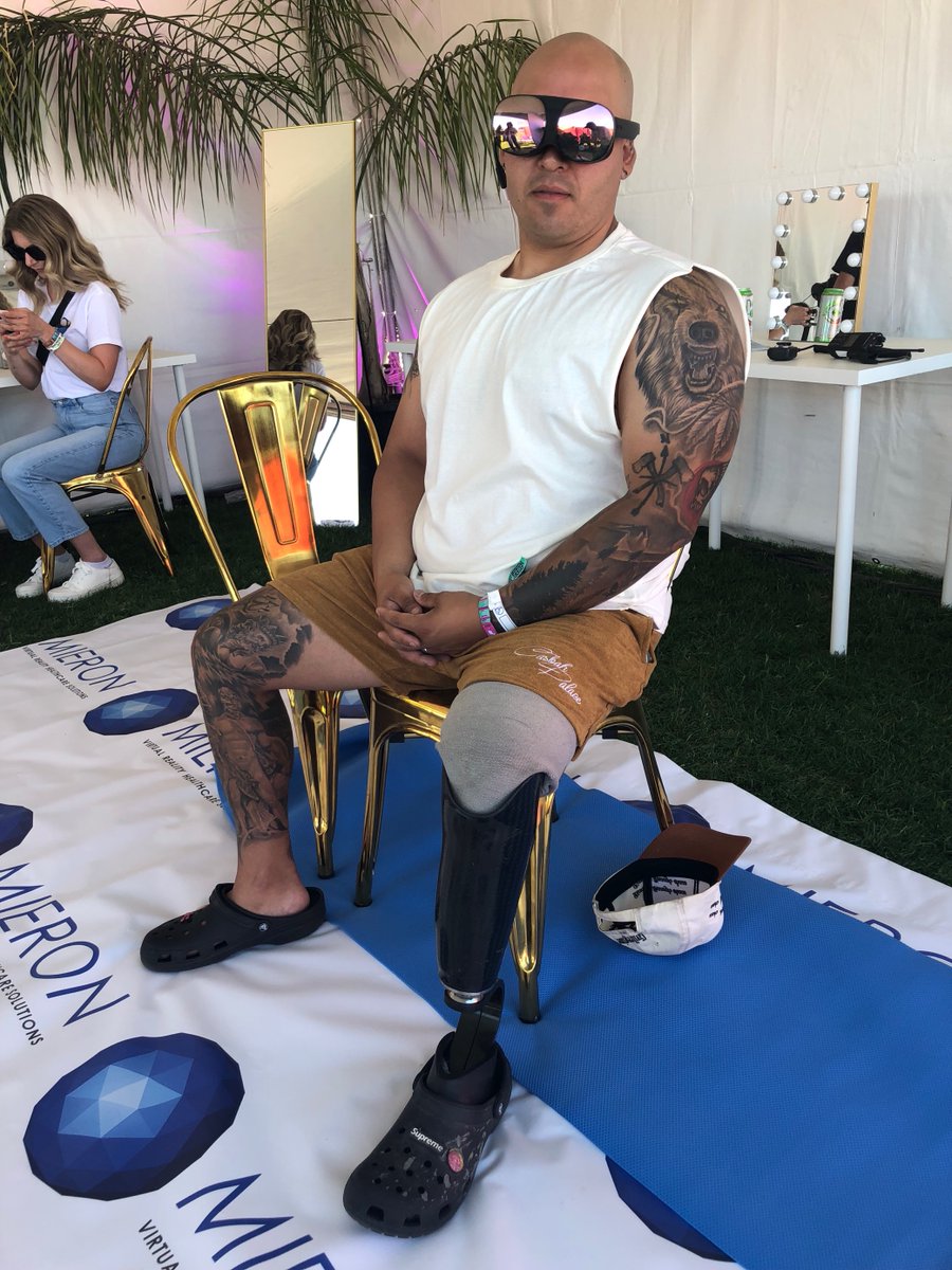 htcvive's tweet photo. Mieron is showcasing Virtual Reality NeuroTherapy (VRNT) exercises based on the principles of Physical Therapy, Occupational Therapy, and Neuroplasticity at @coachella with the help of #VIVEFlow. #vr

Learn more at https://t.co/S2Kil2YaWO and https://t.co/HfVZvyqddW https://t.co/T7TUFE7xsS