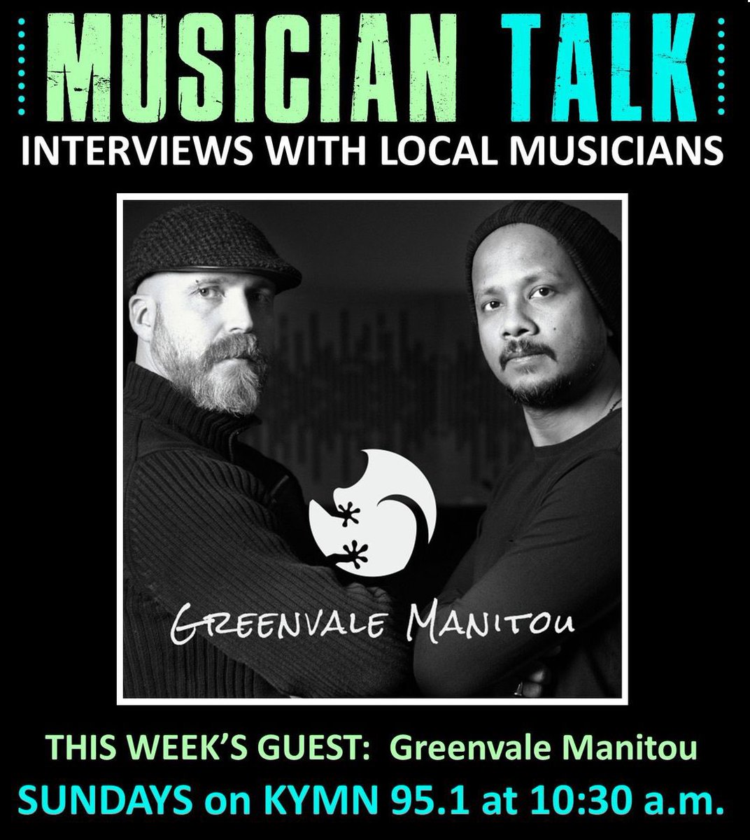 GreenManitou's tweet photo. Join us this Sunday as we exclusively present our new single “Born of the Same” on KYMN!
We’ll also be chatting “Song to the Fascist”.
#greenvalemanitou #forinthegreenvaledwellsthemanitou #manitoustudios #musiciantalk #kymn #bornofthesame #songtothefascist #bandinterview https://t.co/glf4s4D6r0