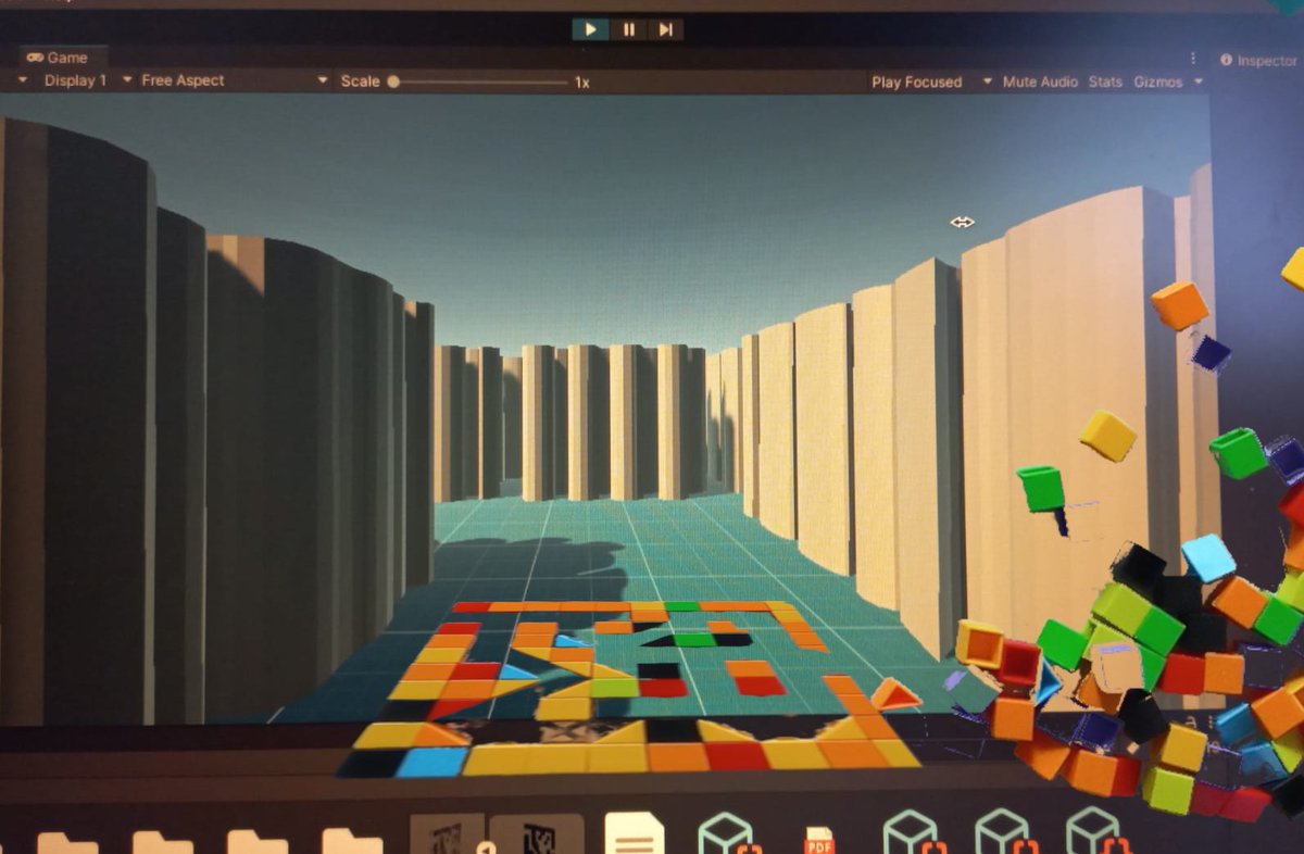 pljvp's tweet image. So, can I create a FPS game from a maze created with plastic building blocks? Y.E.S.
Credits to my son, #playgo_puzzleart, #gimp, #vectorizer, #svg2stl, #Blender3d, #unity3d and ubuntu