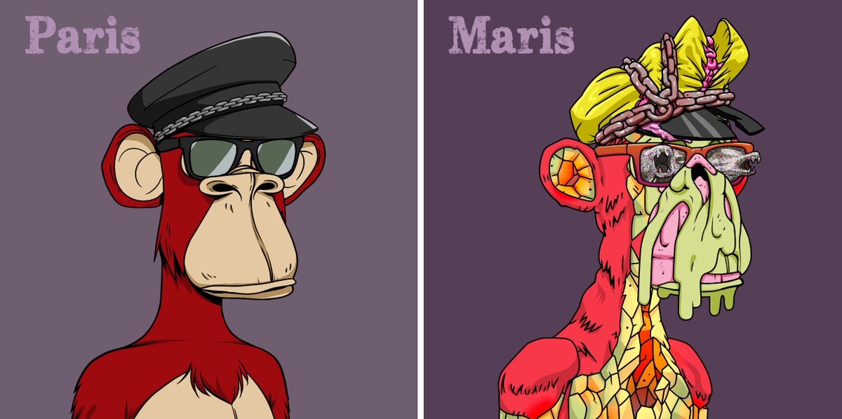 👀  Maris Milton is 130 ETH  💋

It's not Paris, it's Maris!  🤯

Includes:

▶️  MAYC #12588
▶️  <a href="/maris_milton/">Maris Milton</a> twitter account
▶️  marismilton.eth domain name

Maris Milton is the M1 version of @parishilton's OG ape.

opensea.io/assets/0x60e4d…

#MAYC #parishilton