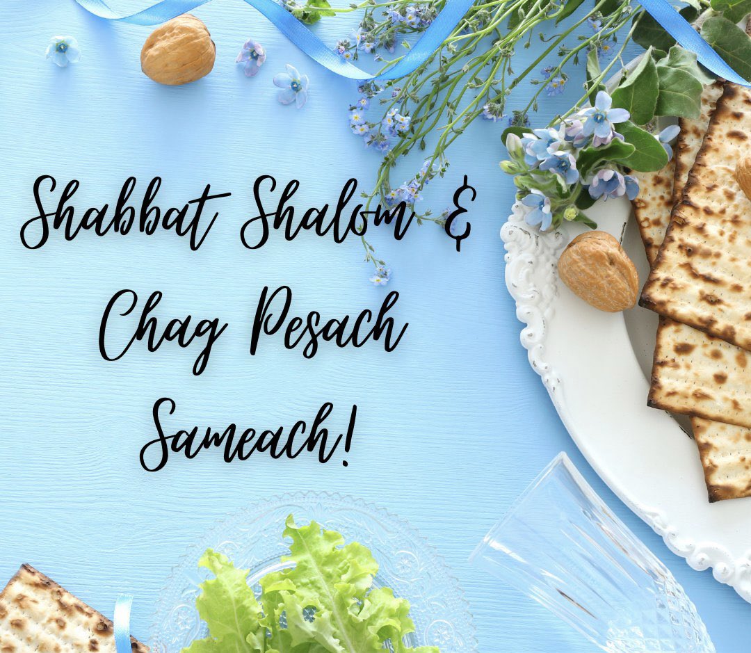 bethelmoco's tweet photo. Shabbat Shalom and Chag Pesach Sameach! https://t.co/lP9mWljvQL