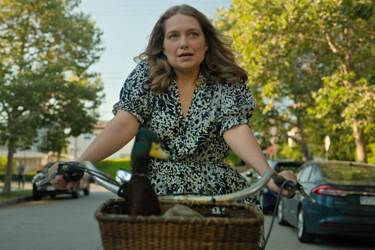 decider's tweet image. If BLACK MIRROR and GLOW had a love child, it&apos;s Apple TV+&apos;s newest anthology series, #ROAR: trib.al/P3GtVls