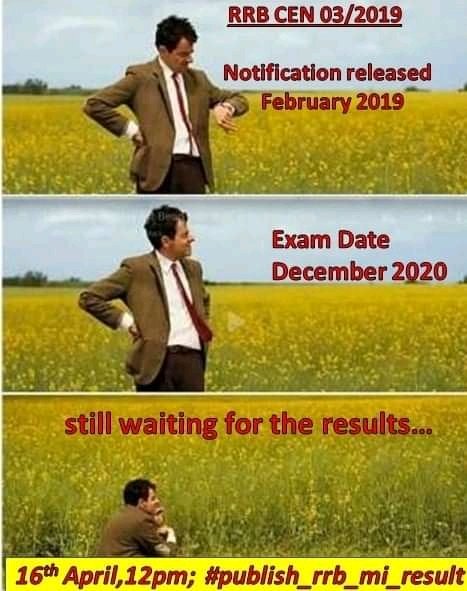 Saikat3239's tweet photo. RRB CEN 03/2019 Ministerial and isolated category examination was held from 15th to 18th December 2020.
 How long we have to wait for the finalresults!! #publish_rrb_mi_result #rrb_steno_रिजल्ट_जारी_करो
@RailMinIndia @PMOIndia @AshwiniVaishnaw @PIB_India @narendramodi https://t.co/K29X1VPRmI