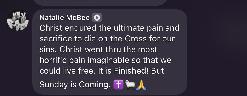 NatalieMcBee's tweet photo. #GoodFriday #ItIsFinished #estaterminado #ButSundayIsComing #ItsFridayButSundayIsComing #NatalieMcBee https://t.co/FXxxpAKa88