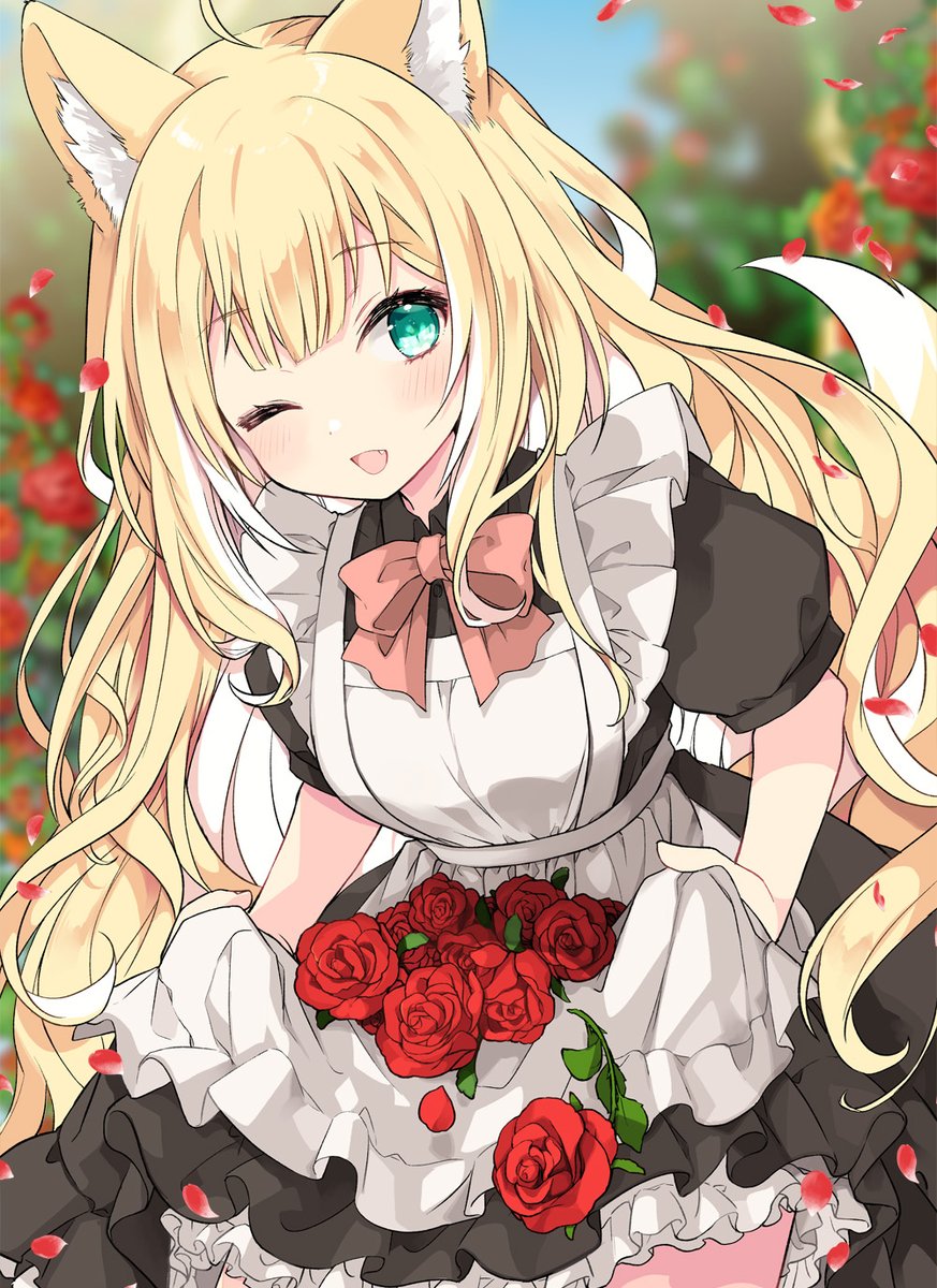 ゼニス新作モデル 薔薇園のふわふわちゃん🌹 」|神吉李花☪️🐧のイラスト その他