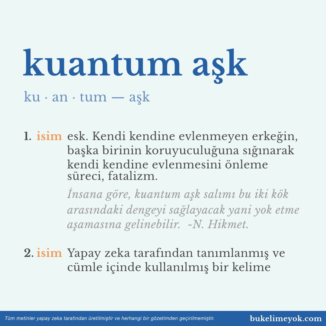 kuantum aşk da ciddi....