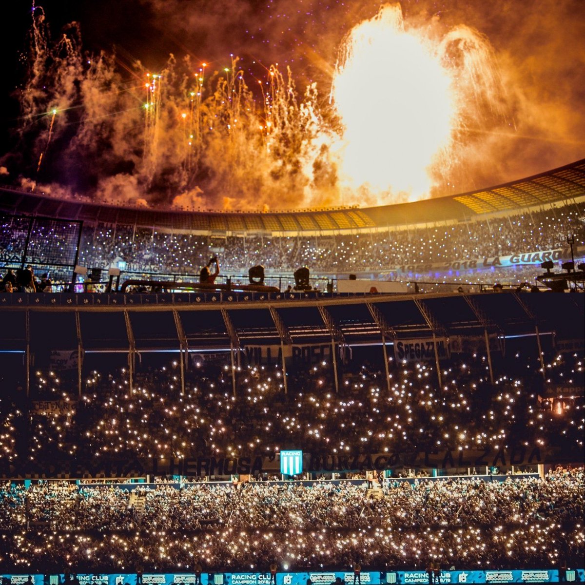 ¡ATENCIÓN! ⚠️

Este sábado, el #Cilindro 🏟 será una FIESTA: para recibir al equipo, los hinchas de #RACING deberán encender las linternas de sus teléfonos.

📌 ¡Compartí la publicación y que le llegue a todos los que vayan al estadio más lindo del mundo! 😍

#ElPrimerGrande
