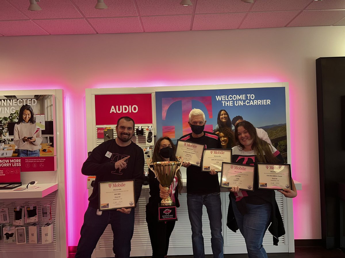 Excited to bring the KAPOWEEE! trophy home!! Proud of this team’s continued hustle &amp; desire to go above and beyond. Pressure is on to keep it! 😎 #ProudLeader #ALLIN <a href="/jackieandreu_/">Jackie Andreu</a> <a href="/ChappyCLT/">Matt Chappell</a> @FrankKoutris <a href="/MrDennisJones/">Dennis Jones</a>