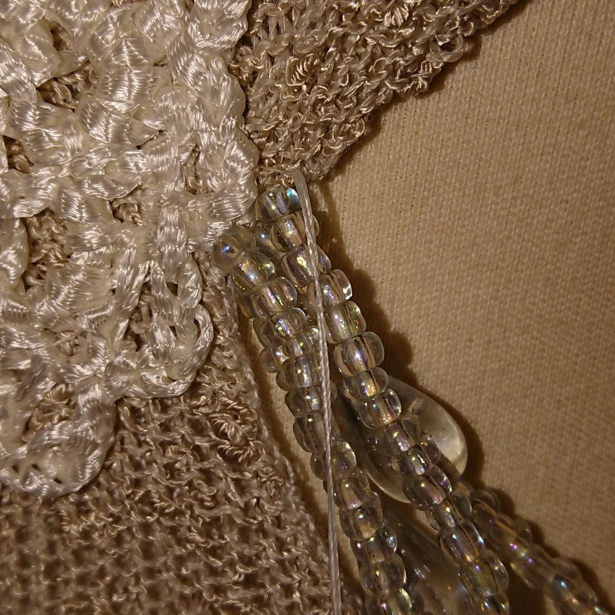 carolineknits's tweet photo. Sneaky look at something I'm making for #arcfashionshow @ARCCANCERDUBLIN #fashionshow #arccancersupport #knitwear #crochet #beading #irishdesign #madeinlimerick https://t.co/QsCOzQQgjw