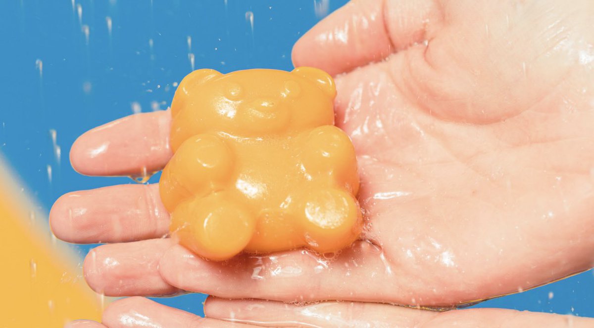 LushDoha's tweet photo. Happily bear it all with this sweet and fruity jelly that’ll have you smelling like a delectable snack😍. Lather yourself in this vibrant yellow sudser and feel the sugary bear hug whisk you away to a tropical mango oasis🍑🥥🍊 #gummybear #eastercollection #showerjellt #lushqatar https://t.co/vniUZWXpbI