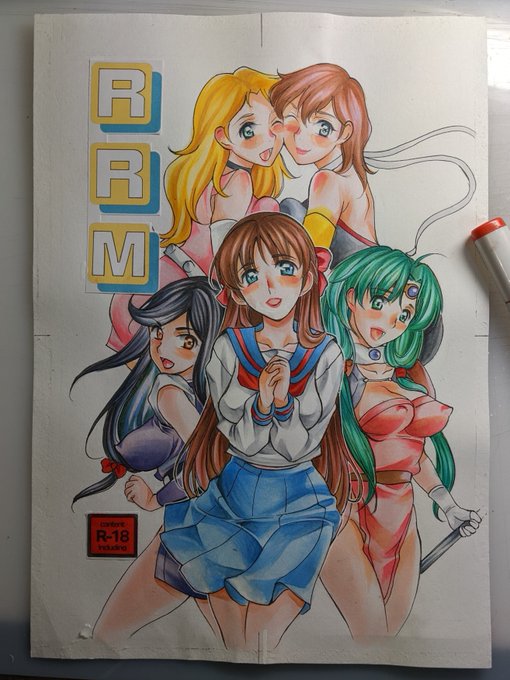 新作進捗。
表紙完成しました😂
原稿作成作業はこれで全て終了ですっ😂😂😂 