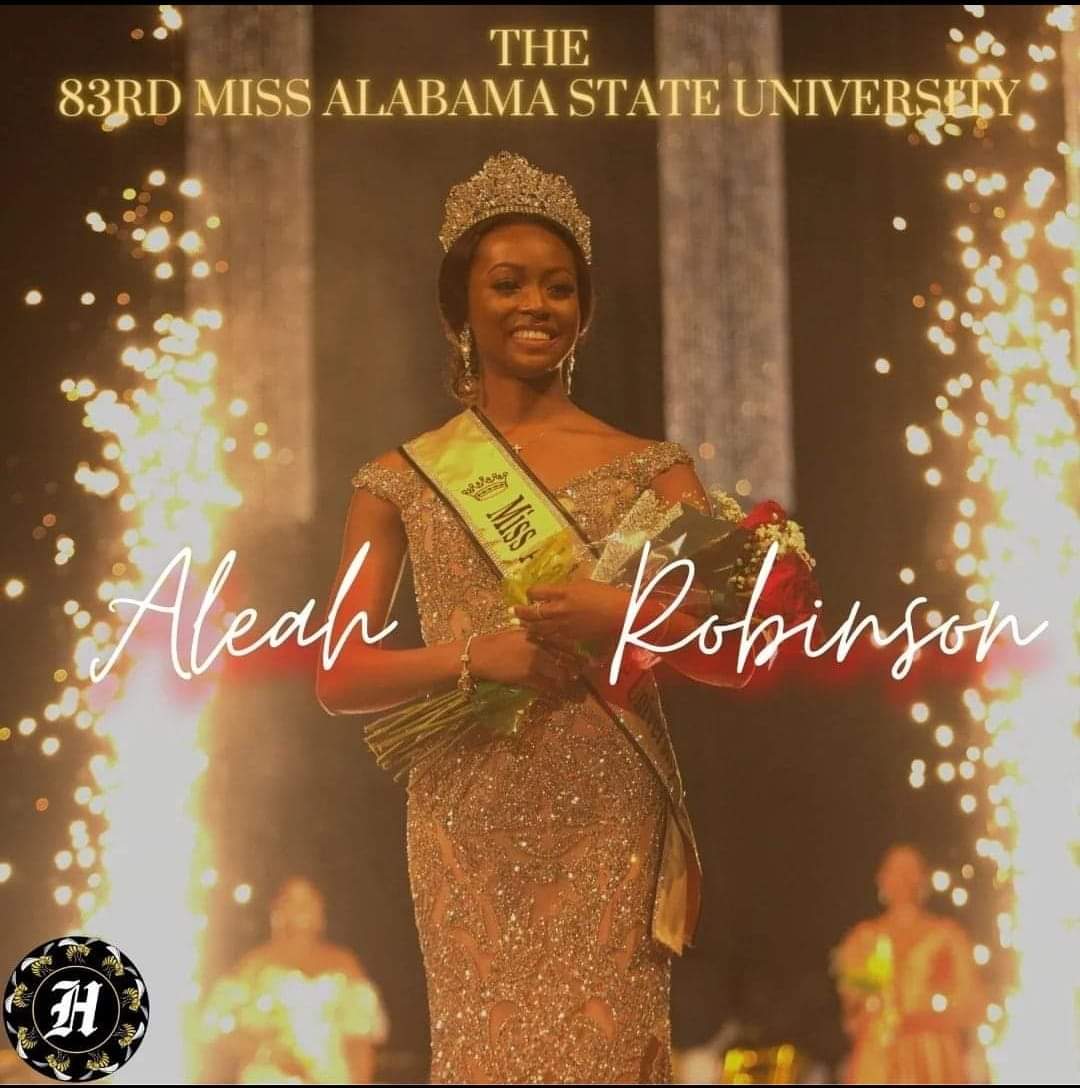 ASUMAAC9's tweet photo. Congratulations to the 83rd Miss Alabama State University Aleah Robinson and her Royal Court!
🖤💛🖤💛🖤💛🖤💛👑 #MissASU #MyASU #MAAC @ASUHornetNation https://t.co/P4ArV0vATb