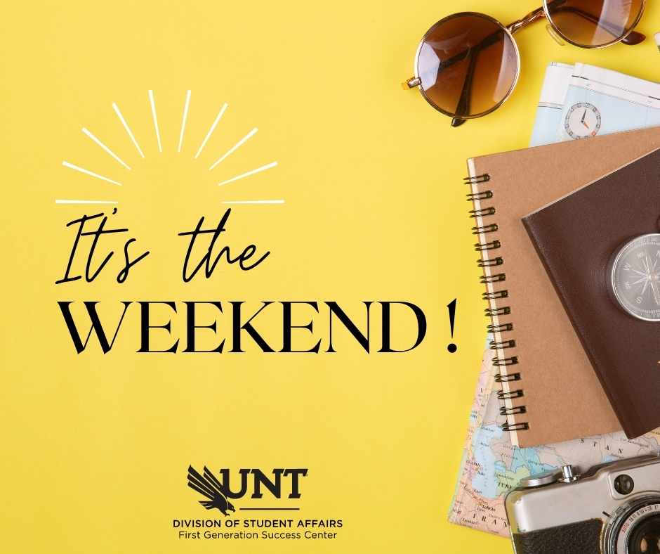 UNTFirstGen's tweet photo. Heading into the weekend like 😎
#FGSC #UNTFirstGen #UNT #GMG https://t.co/mQKoXdOnu3